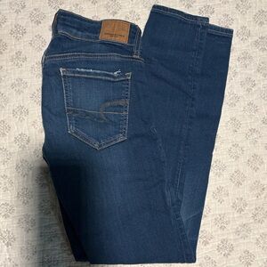 American Eagle Outfitters Women’s Dark Blue Skinny Jeans